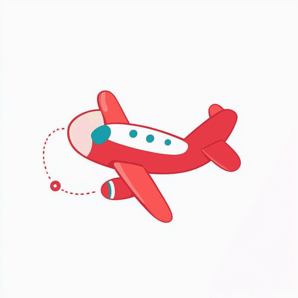 Airplane Uptown original repeating artwork