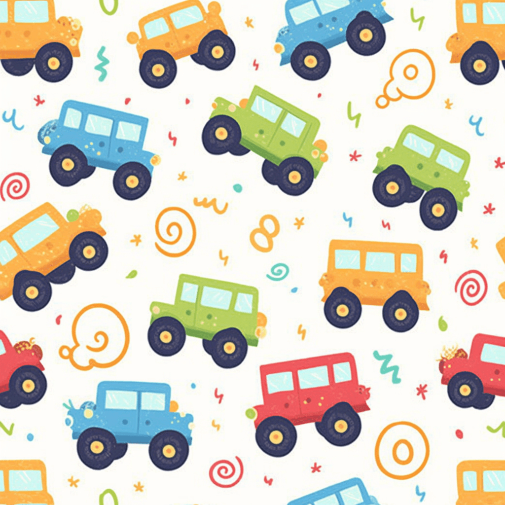 Car 241 original repeating artwork