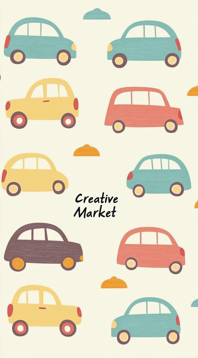 Car 117 original repeating artwork