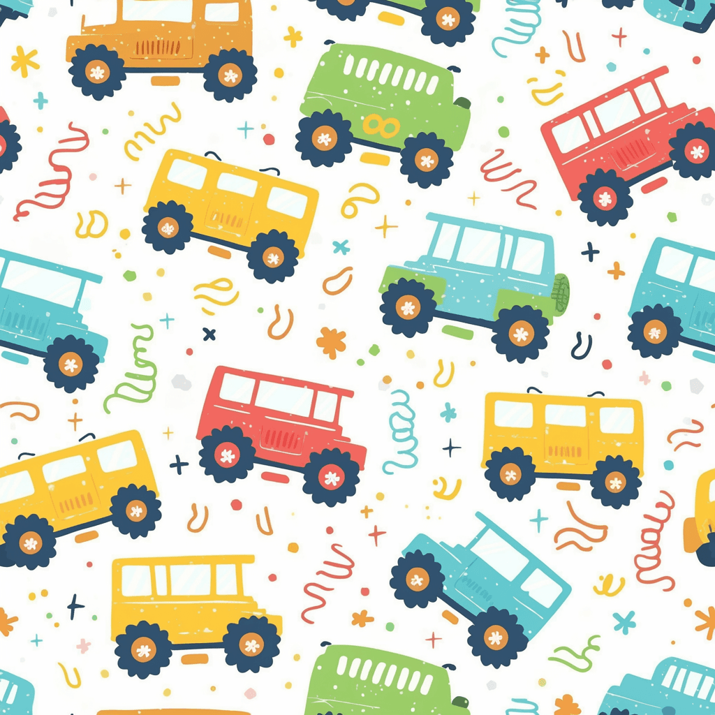 Car 104 original repeating artwork