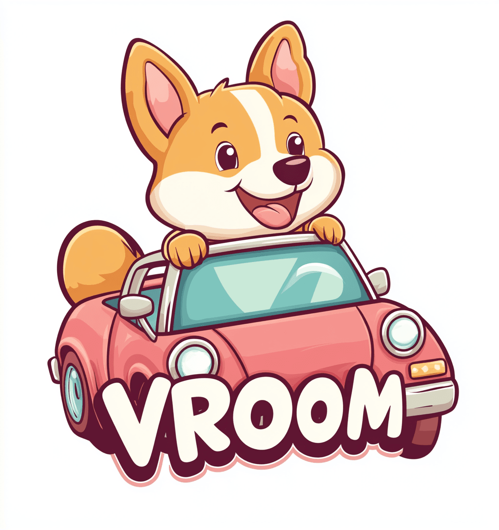Puppy Zoom original repeating artwork