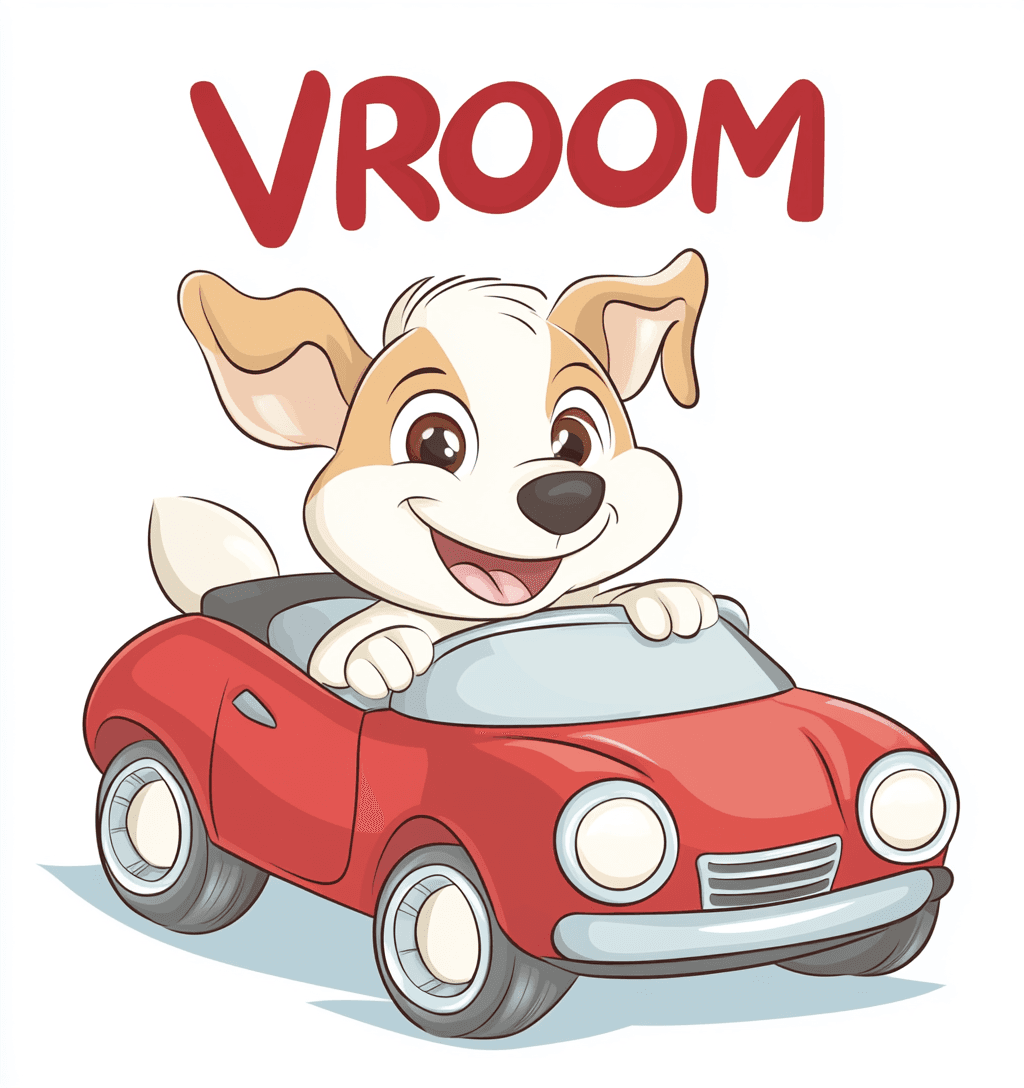 Puppy Ivory original repeating artwork
