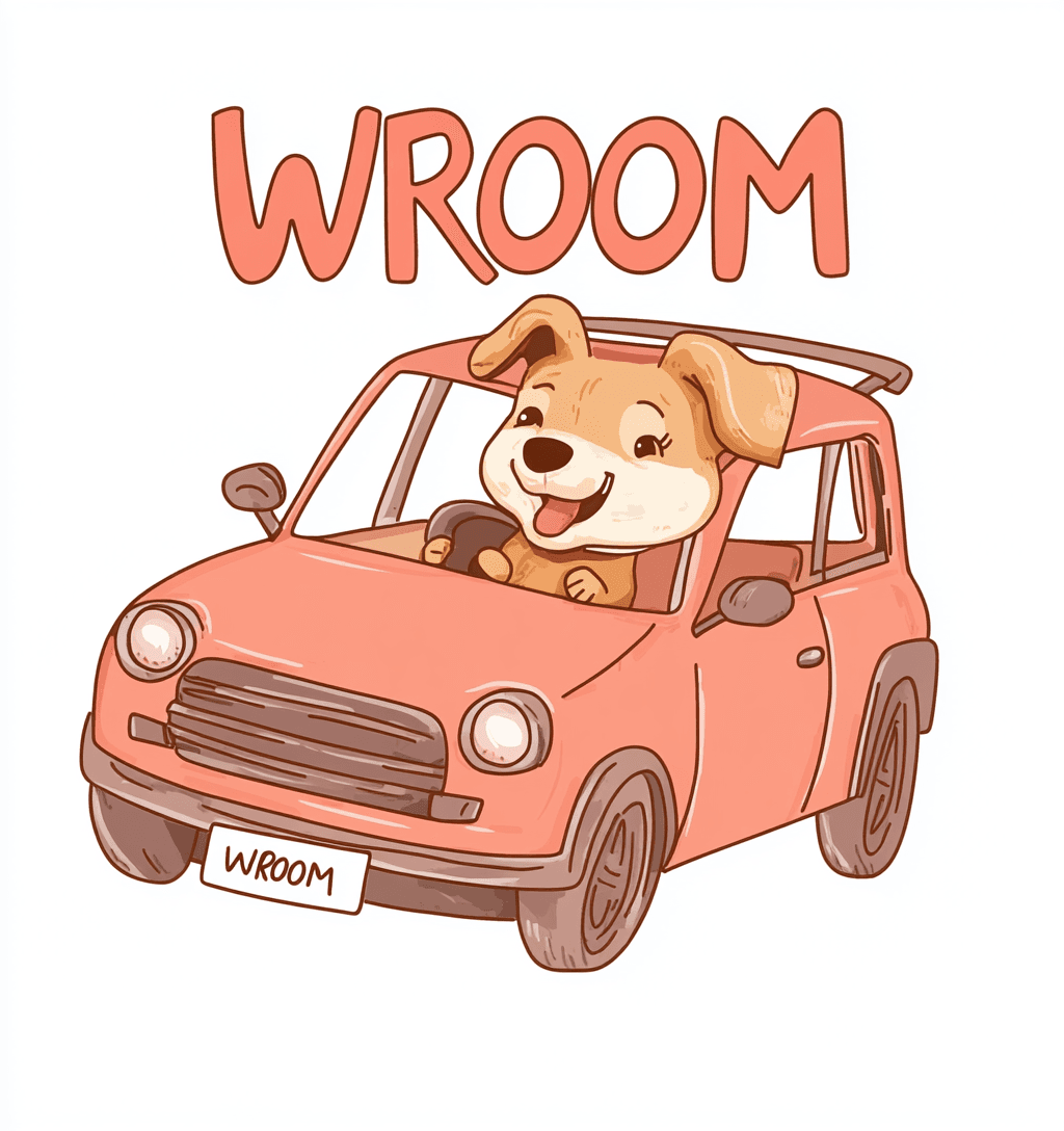 Puppy Street original repeating artwork