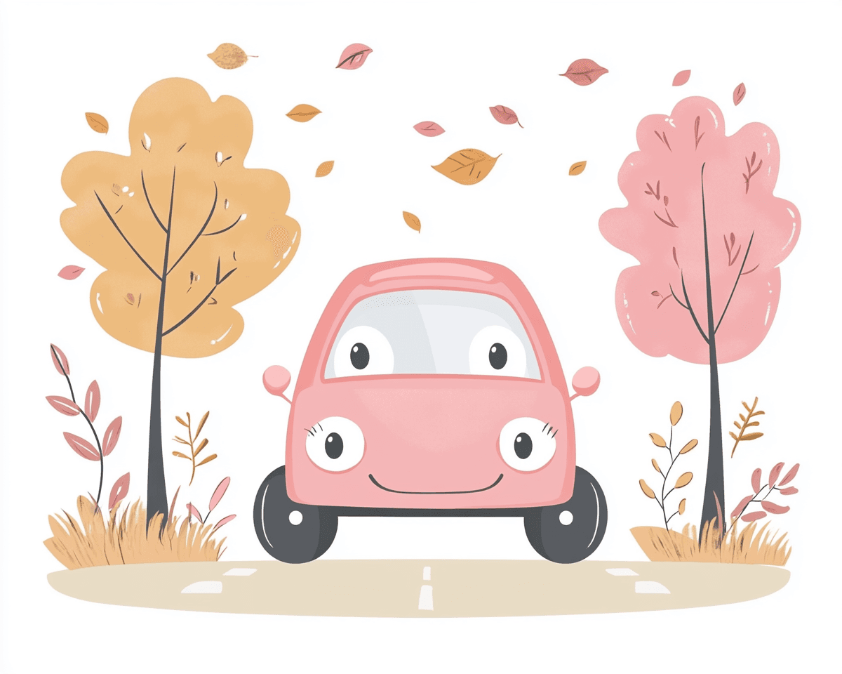 Car Summer original repeating artwork