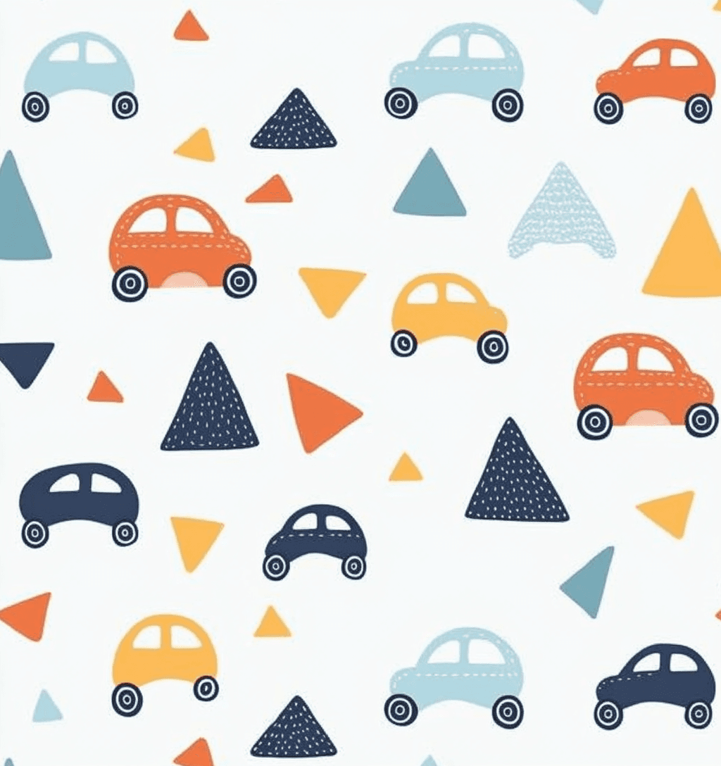 Cartoon Car 009 original repeating artwork