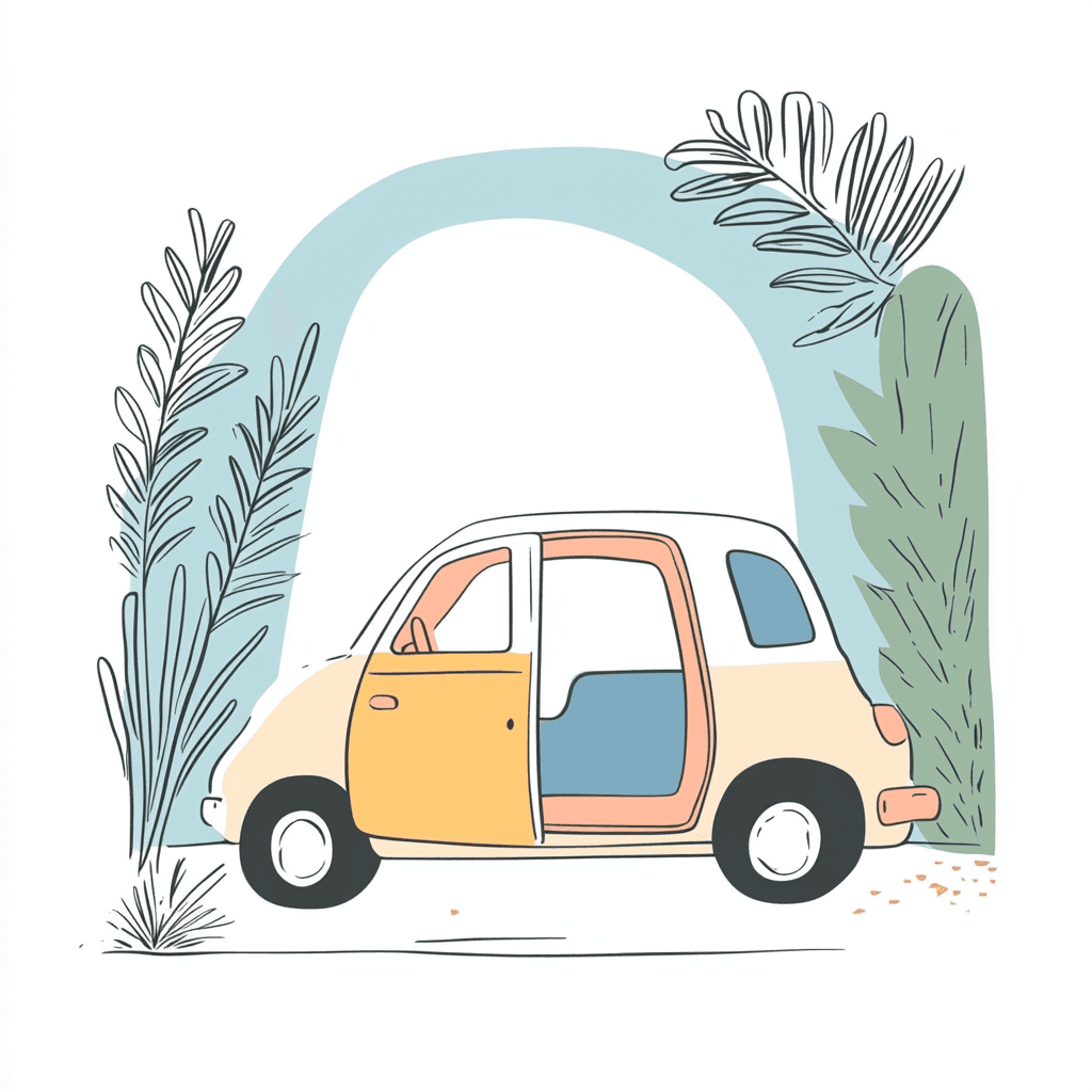 Cute Car Tone original repeating artwork