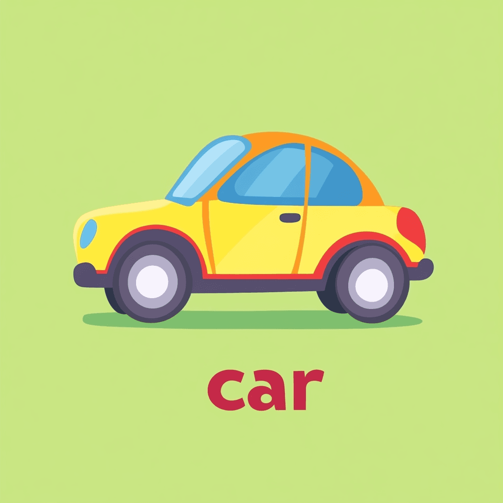Cute Car Rush original repeating artwork