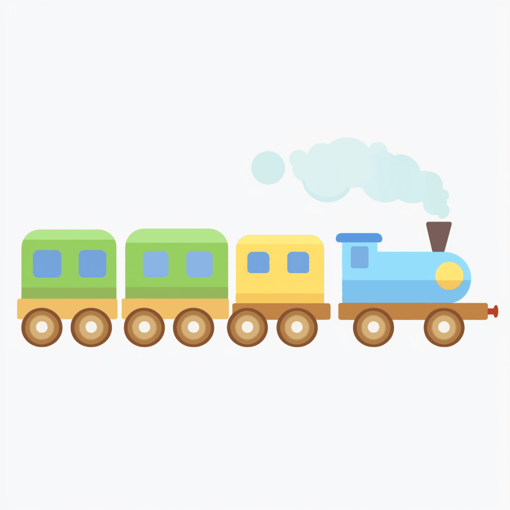 Train Team original repeating artwork