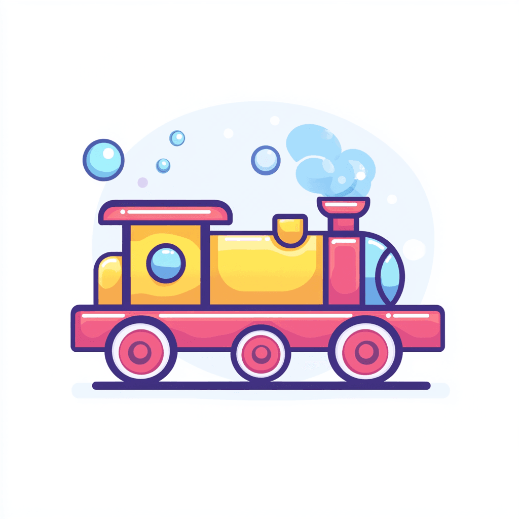 Train Pop original repeating artwork