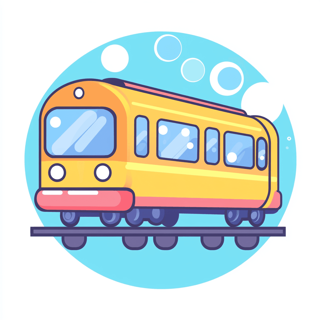 Train Blast original repeating artwork