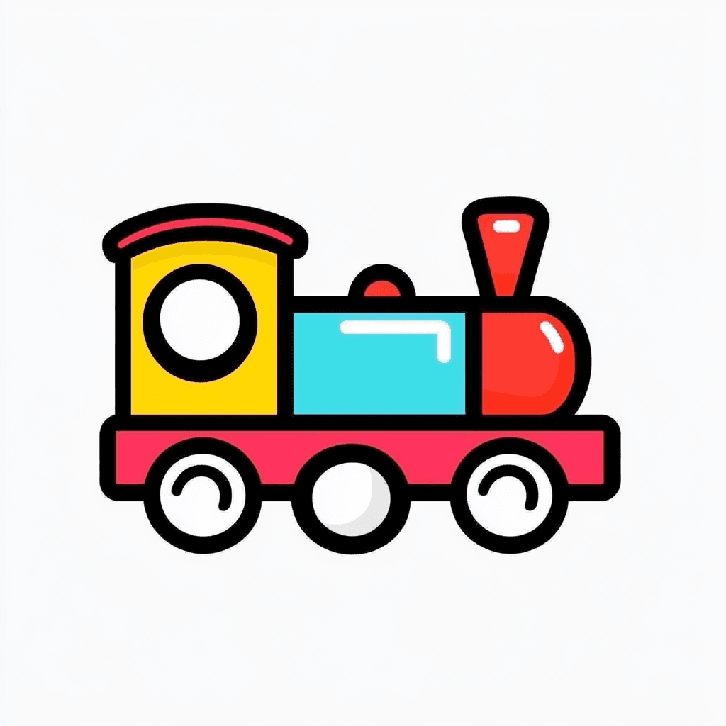 Train 003 original repeating artwork