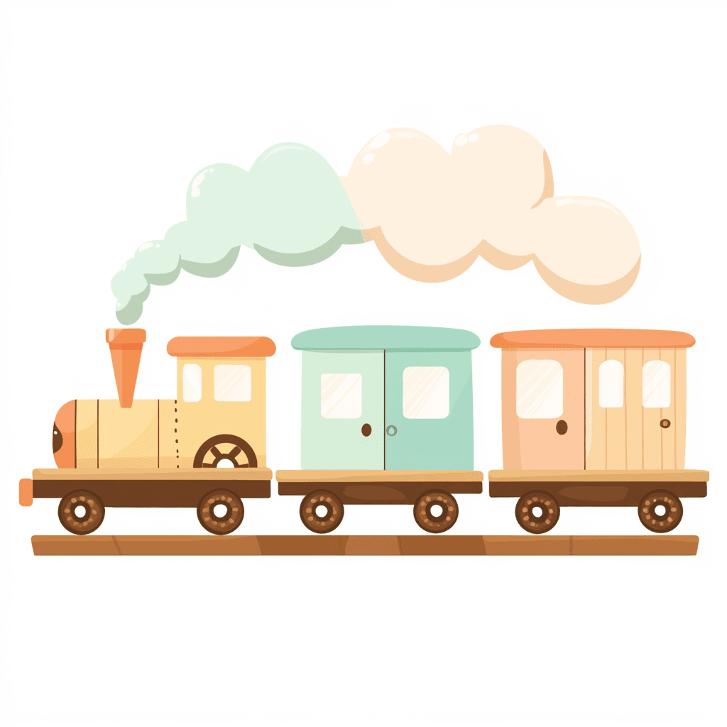 Train 012 original repeating artwork