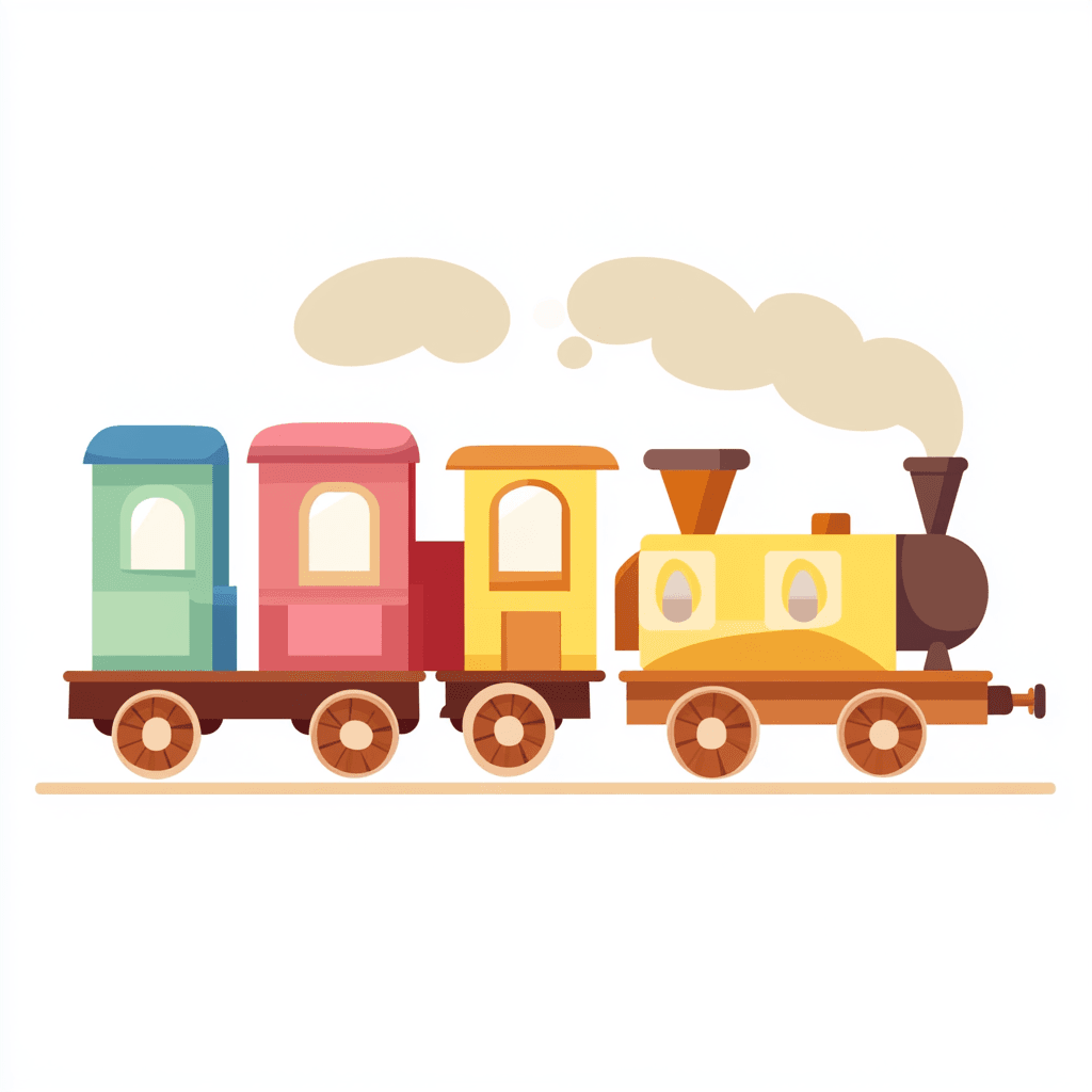 Train 013 original repeating artwork