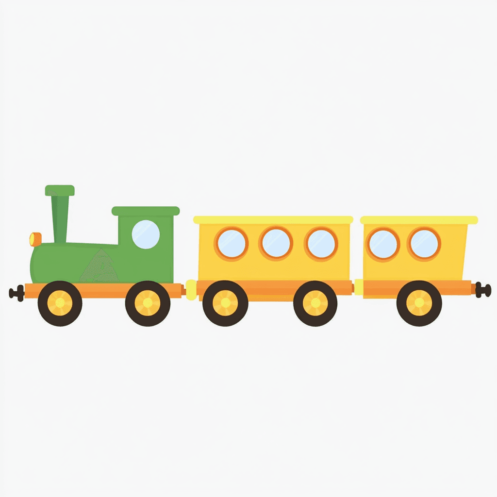 Train 011 original repeating artwork