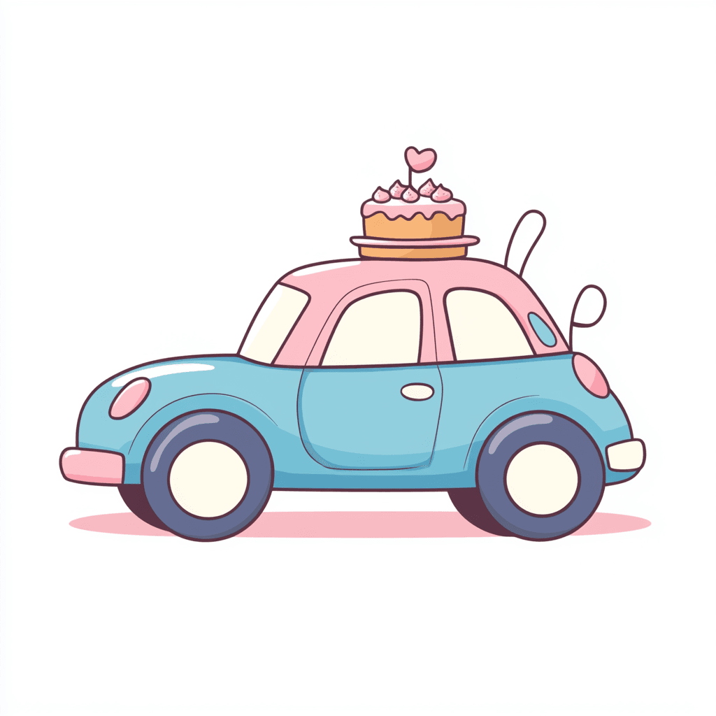 Cartoon Car 043 original repeating artwork