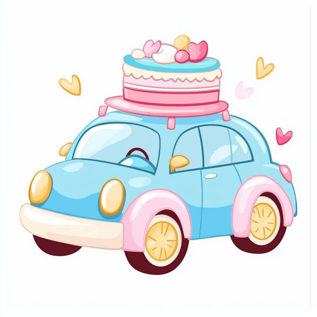 Cartoon Car 042 original repeating artwork