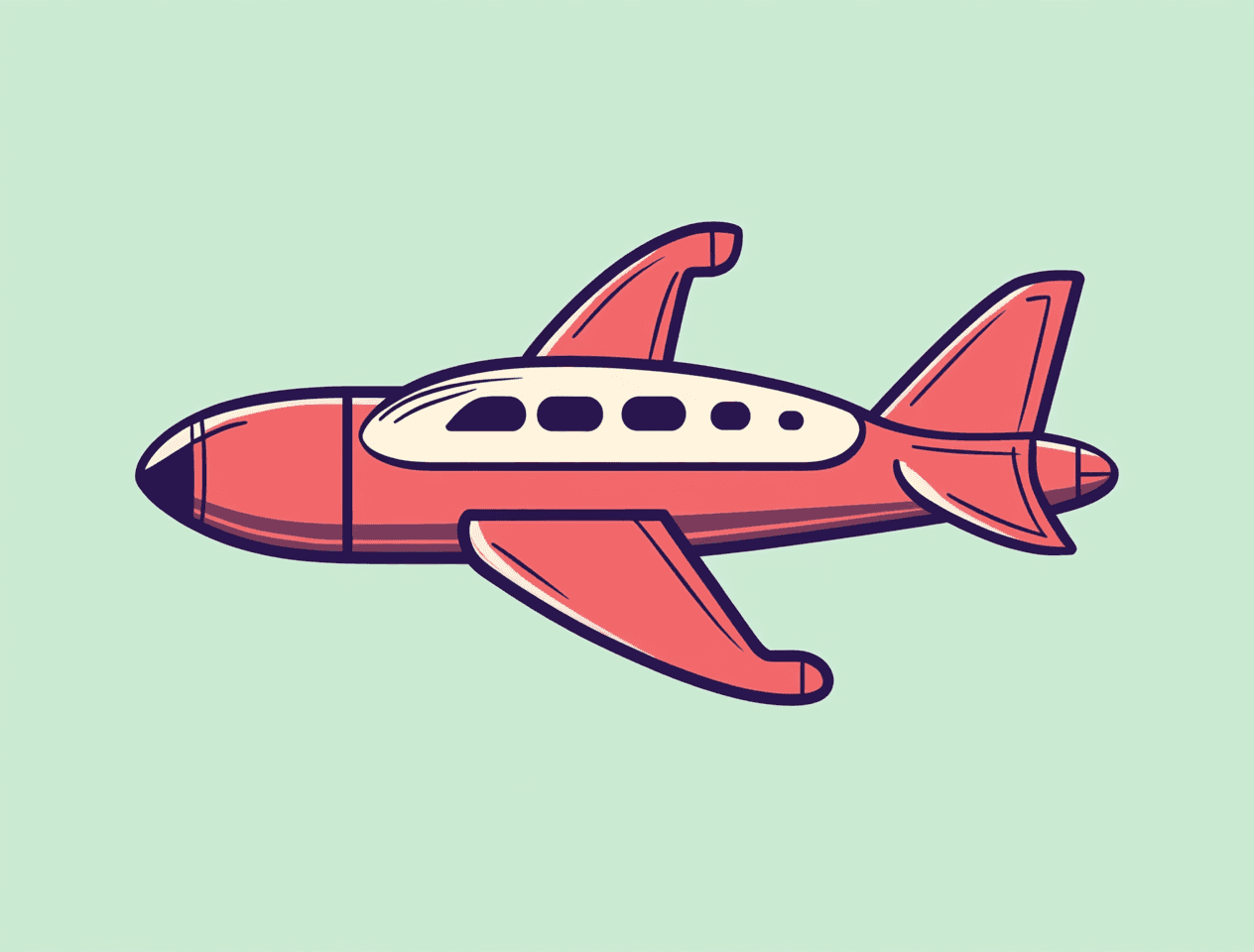 Airplane 130 original repeating artwork