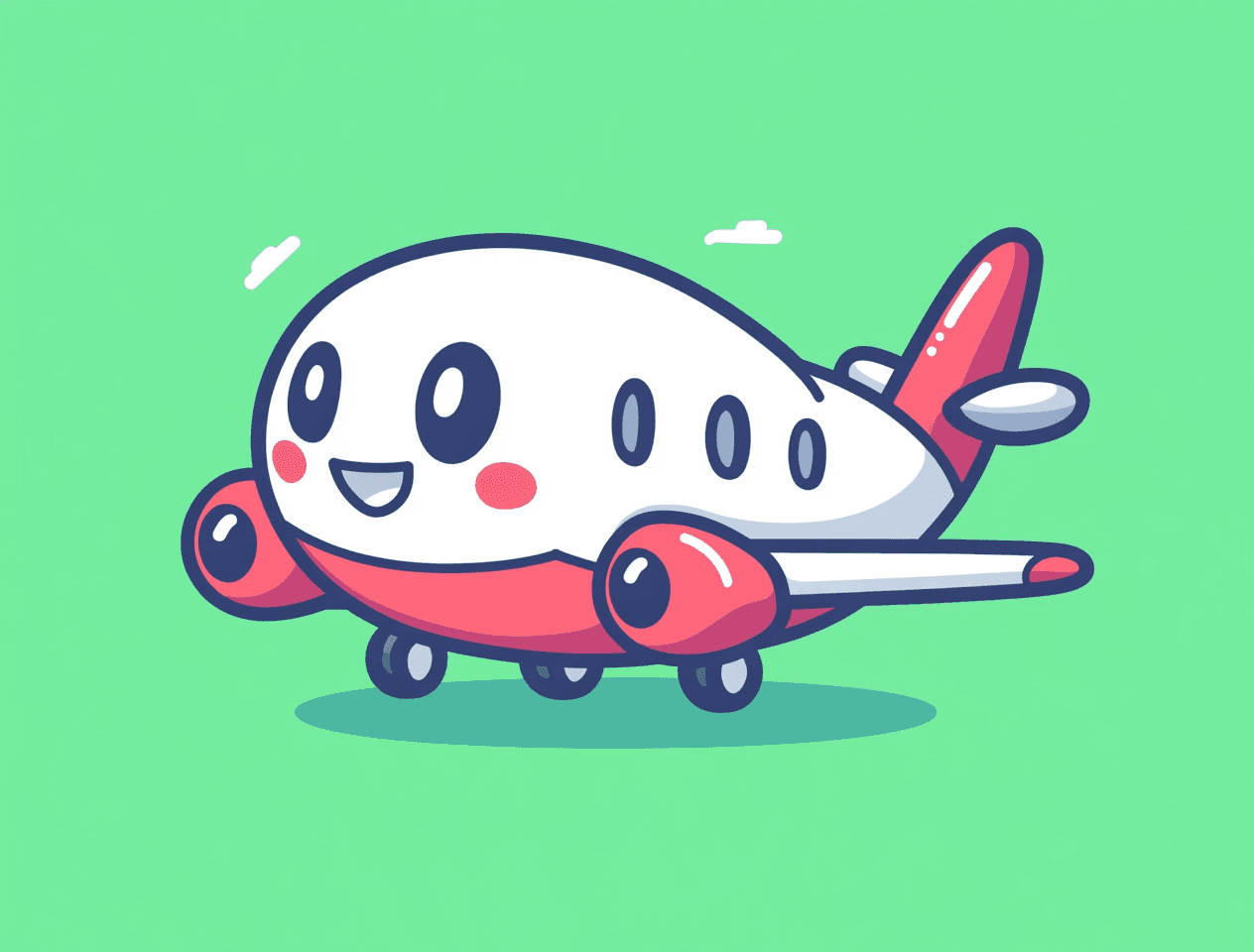 Airplane Show original repeating artwork