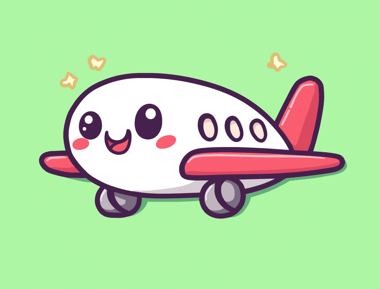 Airplane 063 original repeating artwork