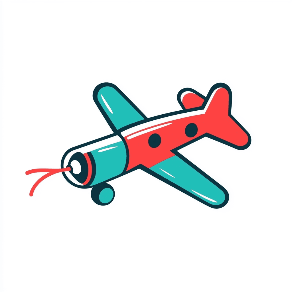 Airplane 363 original repeating artwork