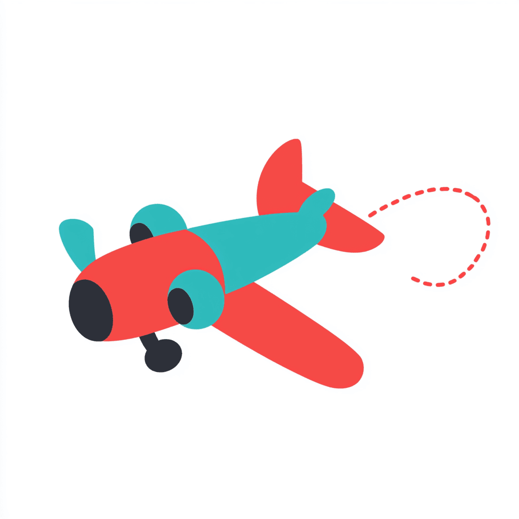 Airplane 373 original repeating artwork
