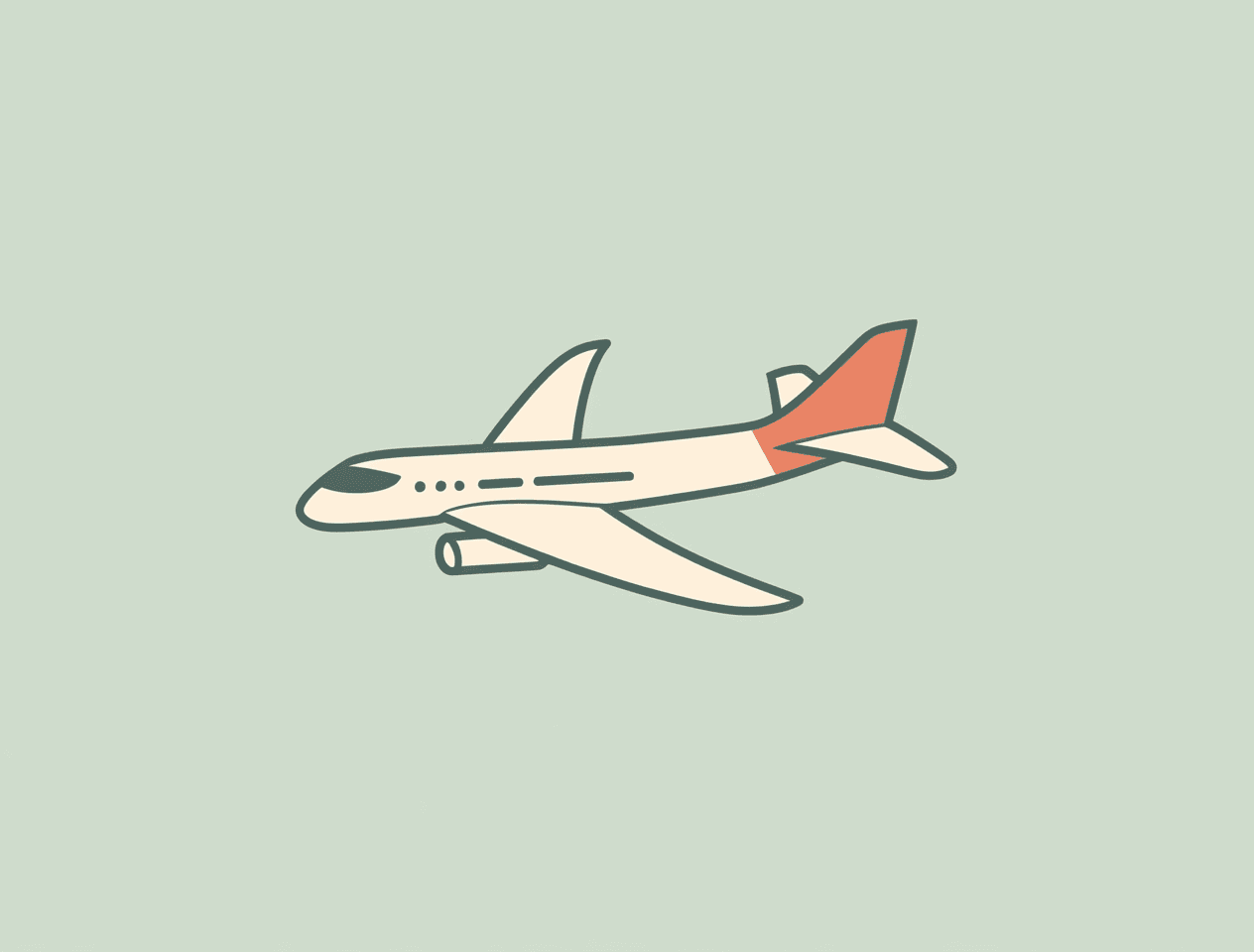 Airplane 043 original repeating artwork