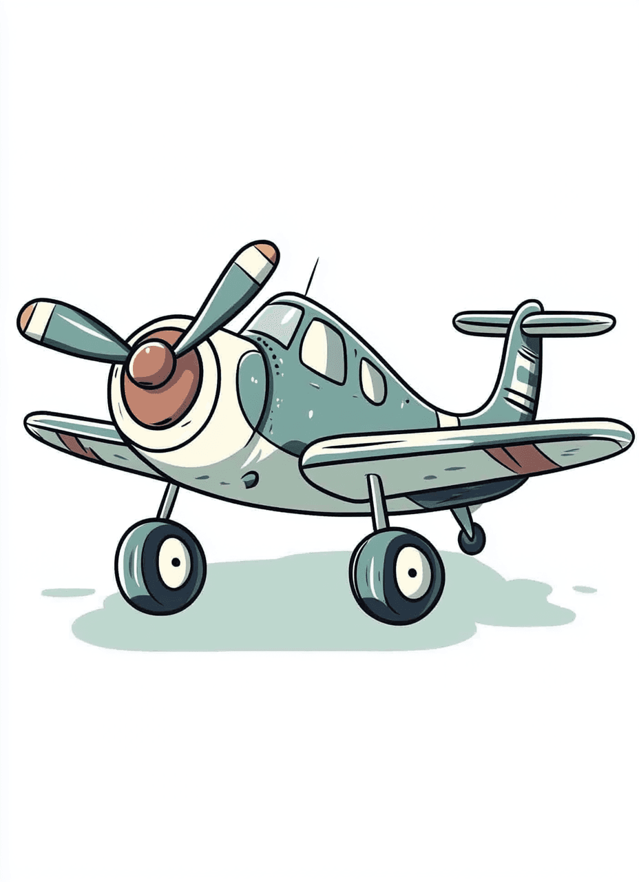 Cute Airplane Session original repeating artwork