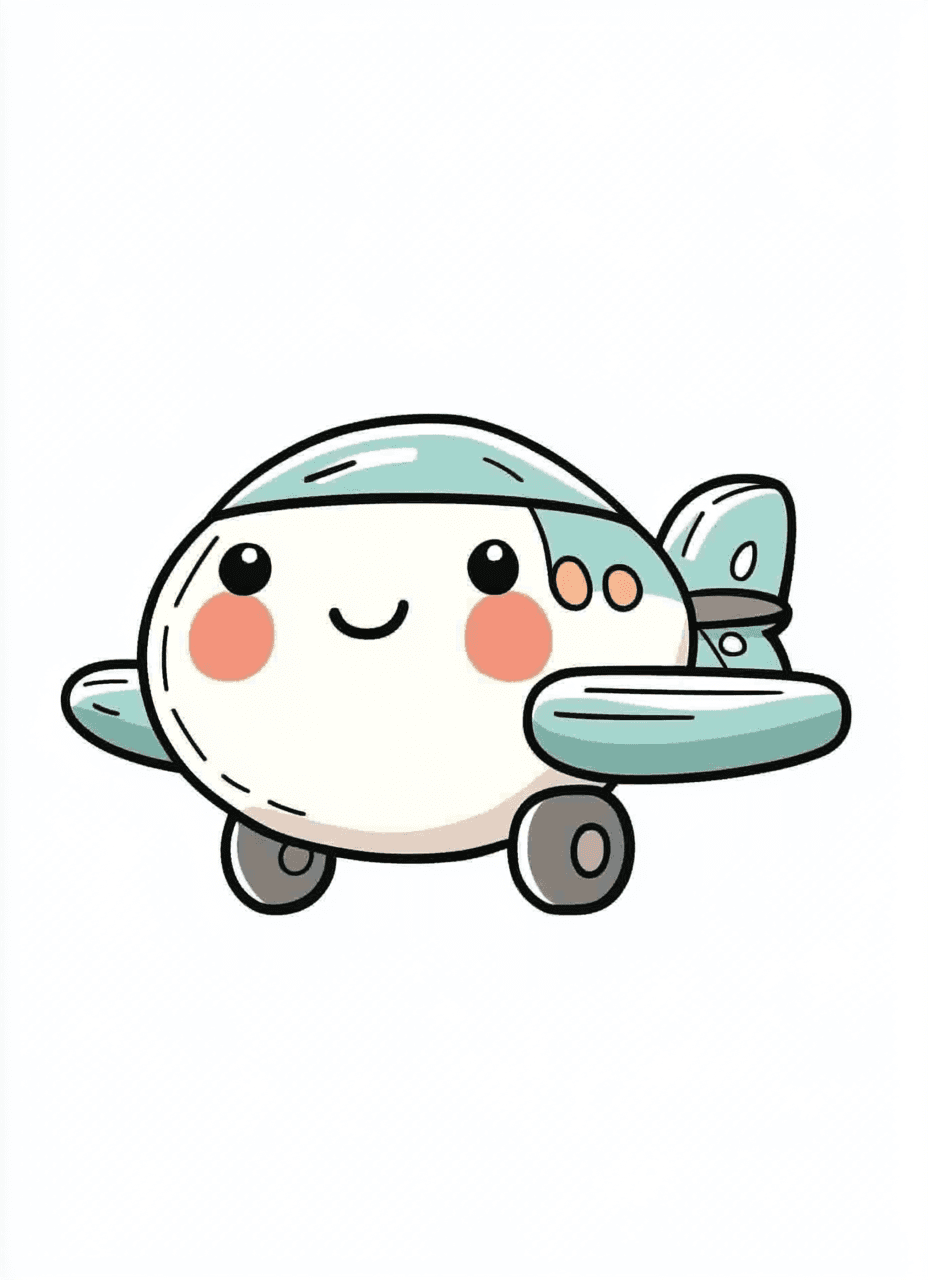 Cute Airplane Beats original repeating artwork