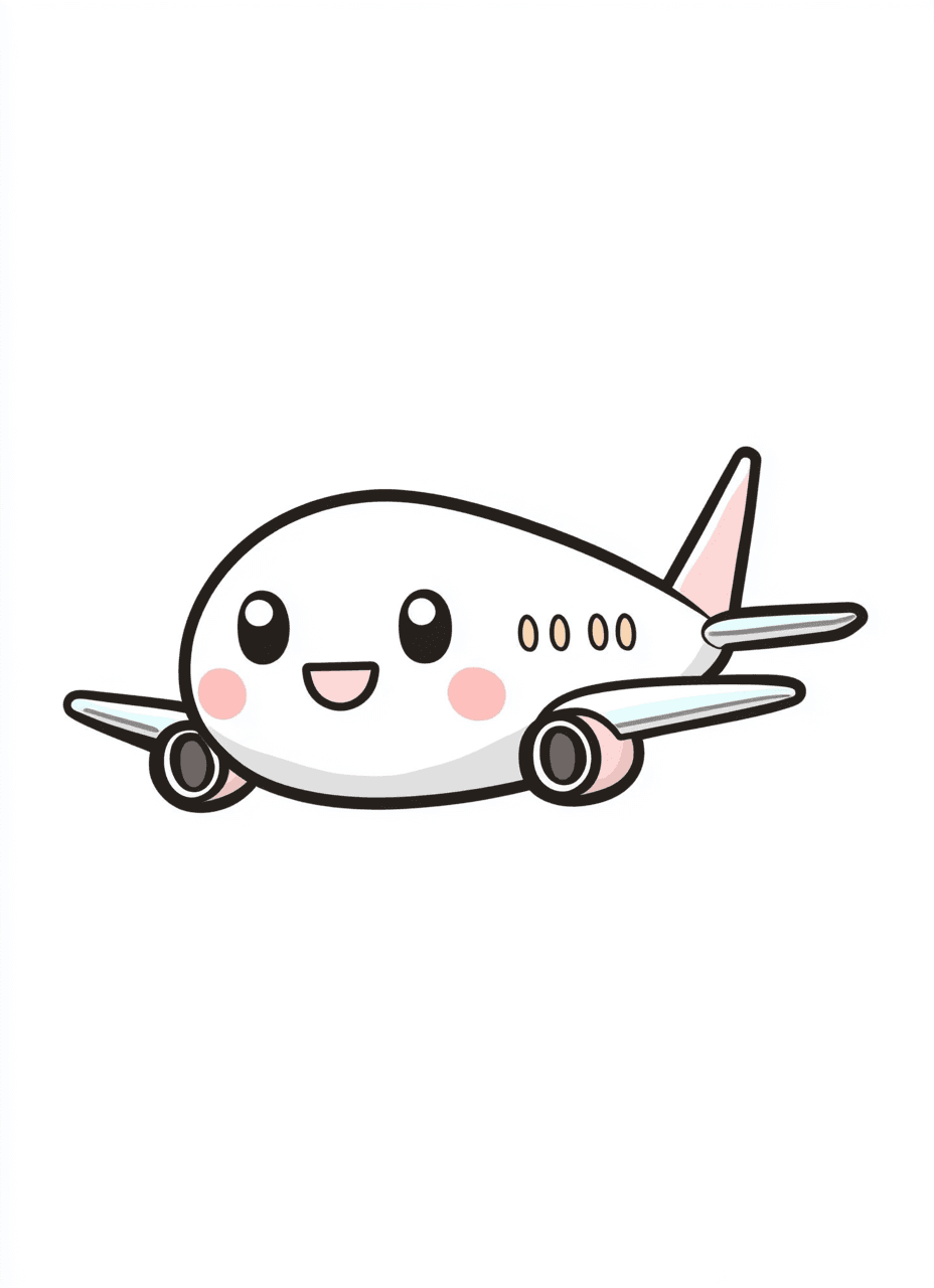 Cute Airplane 025 original repeating artwork