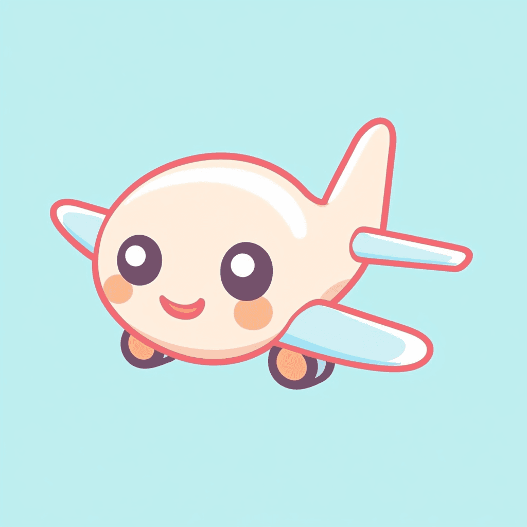 Cute Airplane 015 original repeating artwork