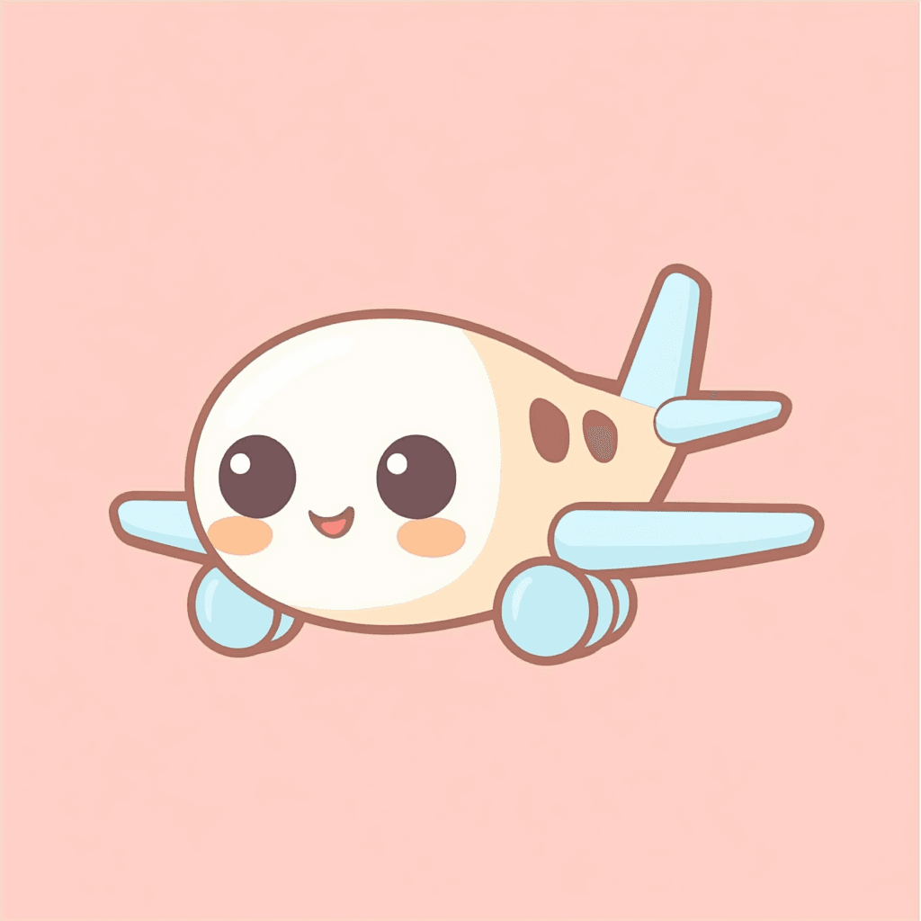 Cute Airplane 034 original repeating artwork