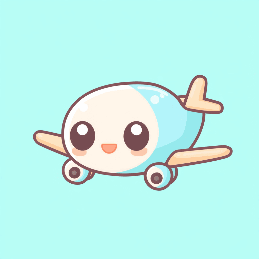 Cute Airplane 032 original repeating artwork
