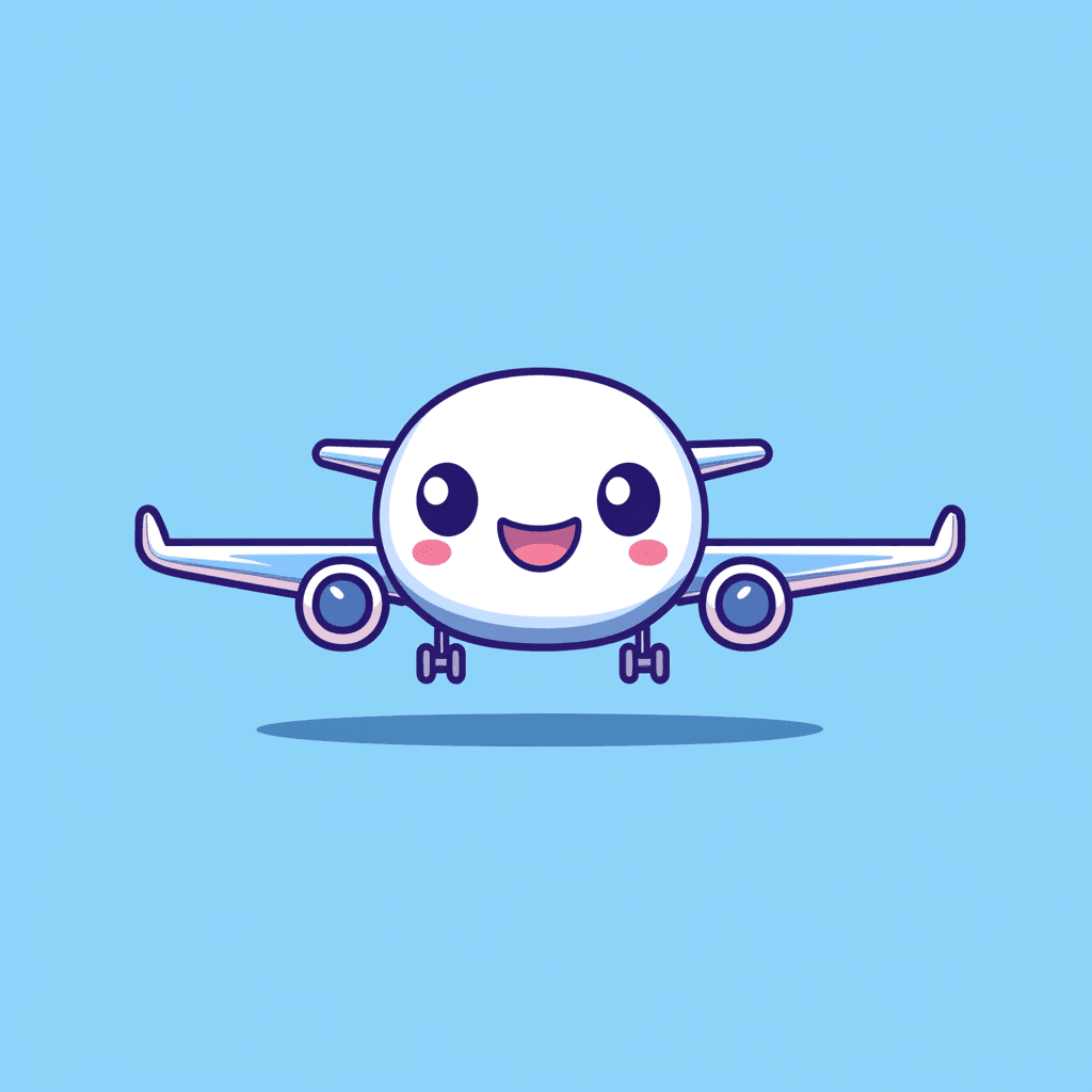 Cute Airplane 014 original repeating artwork