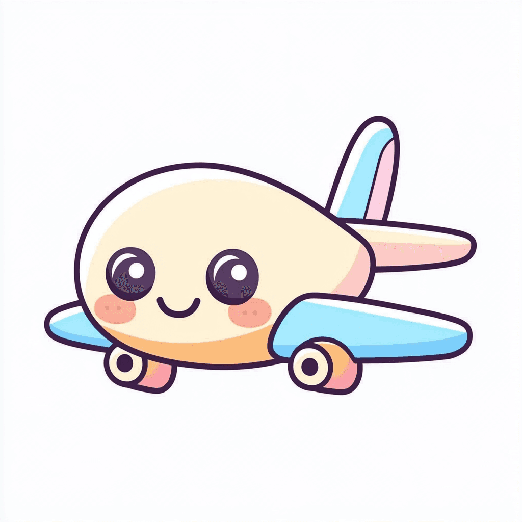 Cute Airplane 006 original repeating artwork