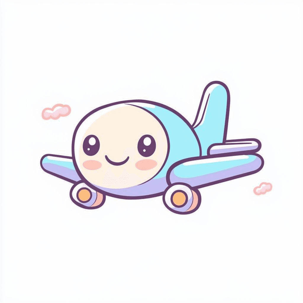 Cute Airplane 031 original repeating artwork