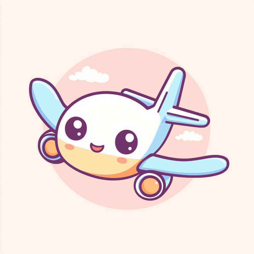 Cute Airplane 010 original repeating artwork
