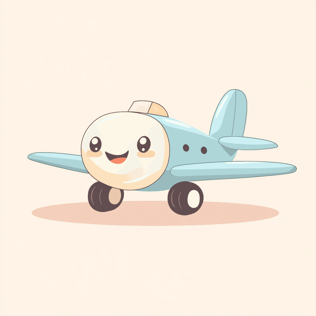 Cute Airplane Tune original repeating artwork