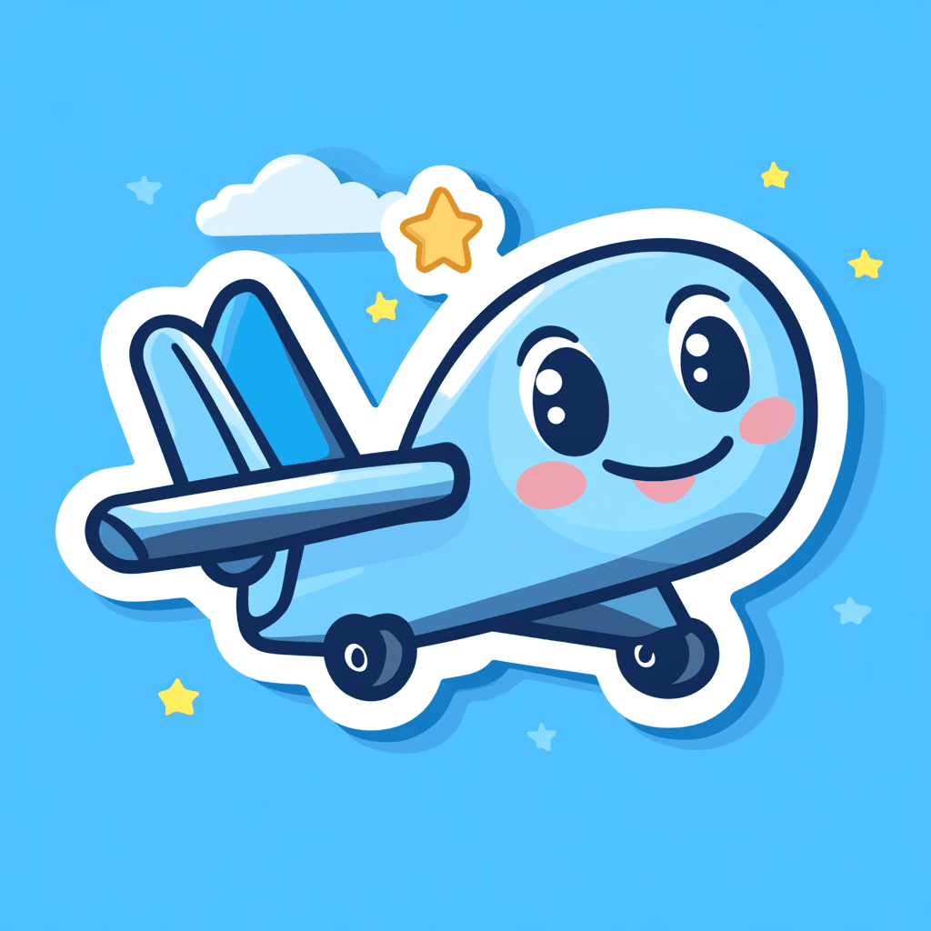 Cute Airplane 011 original repeating artwork