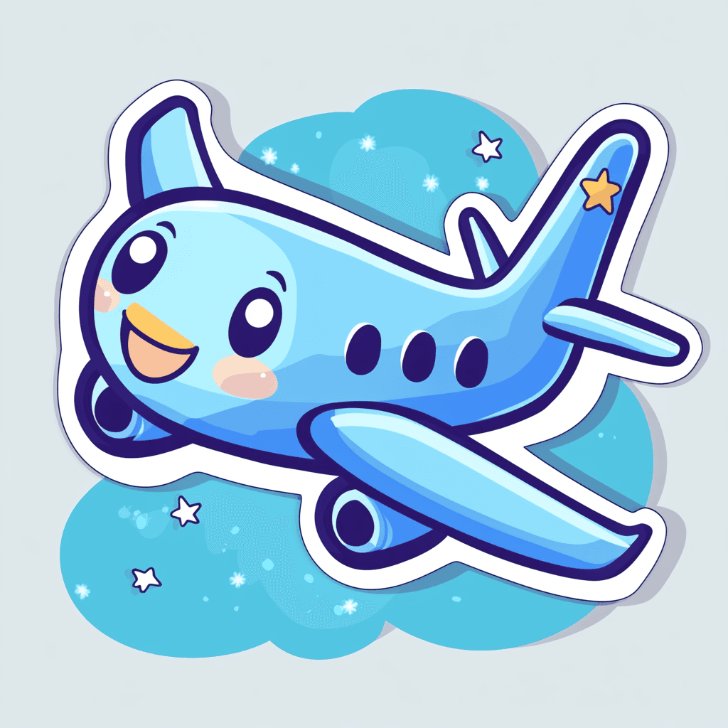 Cute Airplane Show original repeating artwork