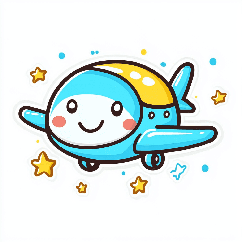 Cute Airplane Fair original repeating artwork