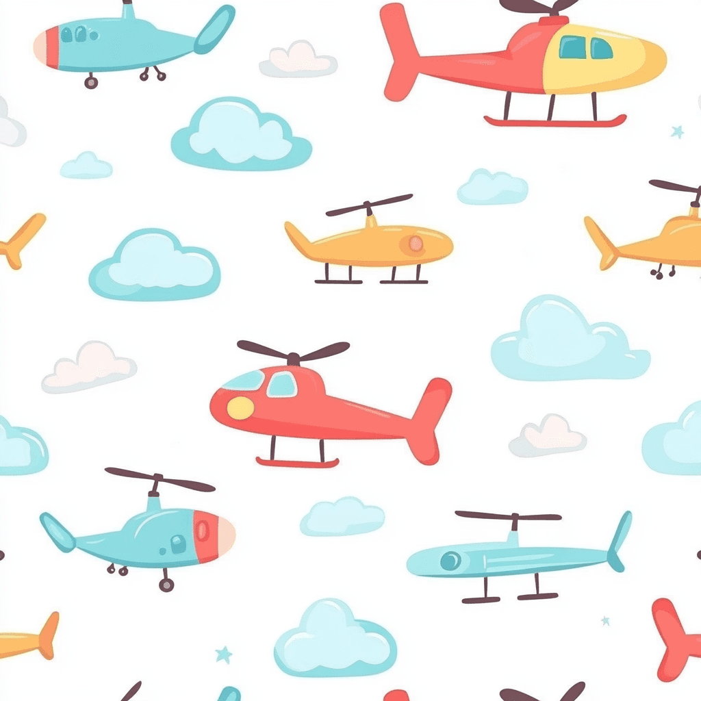 Airplane 028 original repeating artwork