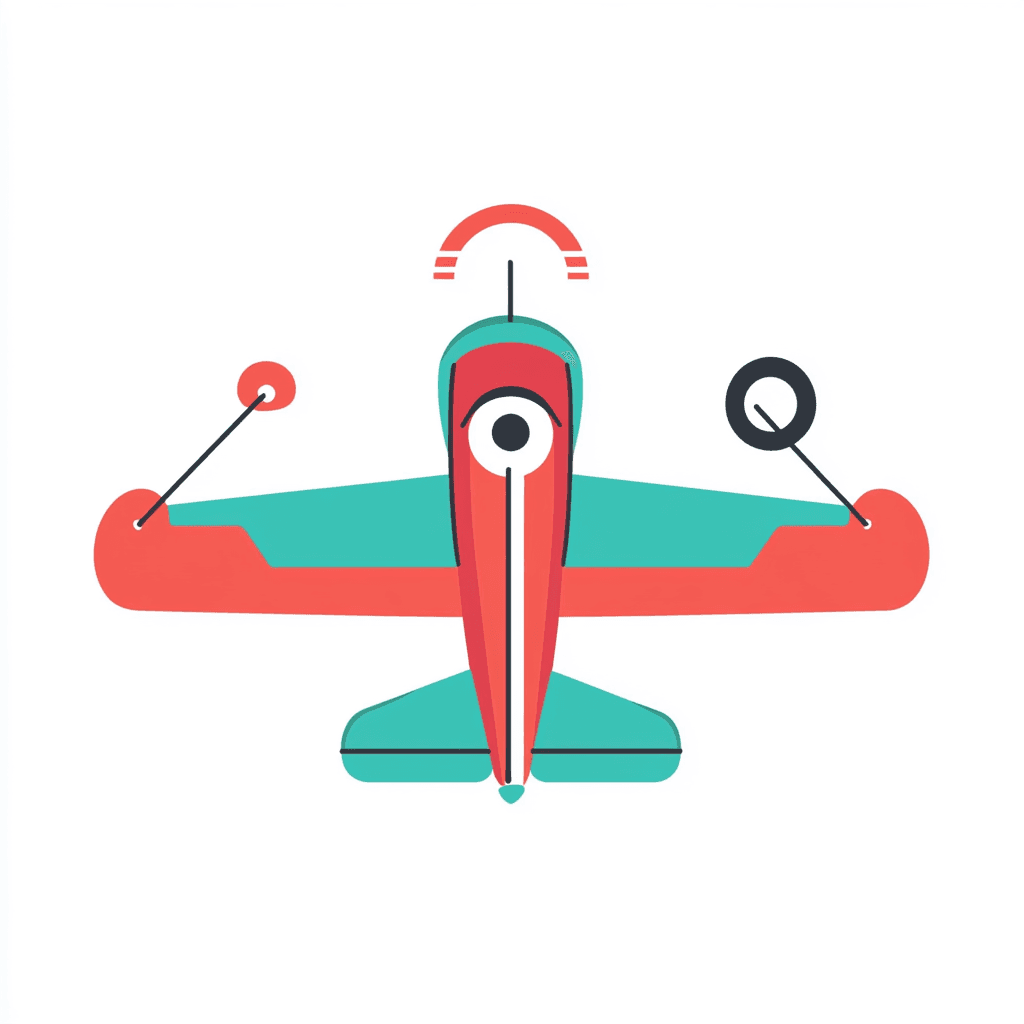 Airplane 313 original repeating artwork