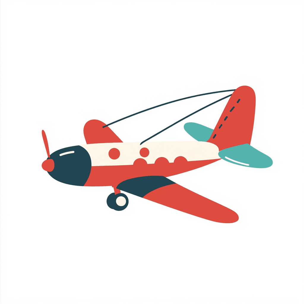 Airplane 318 original repeating artwork