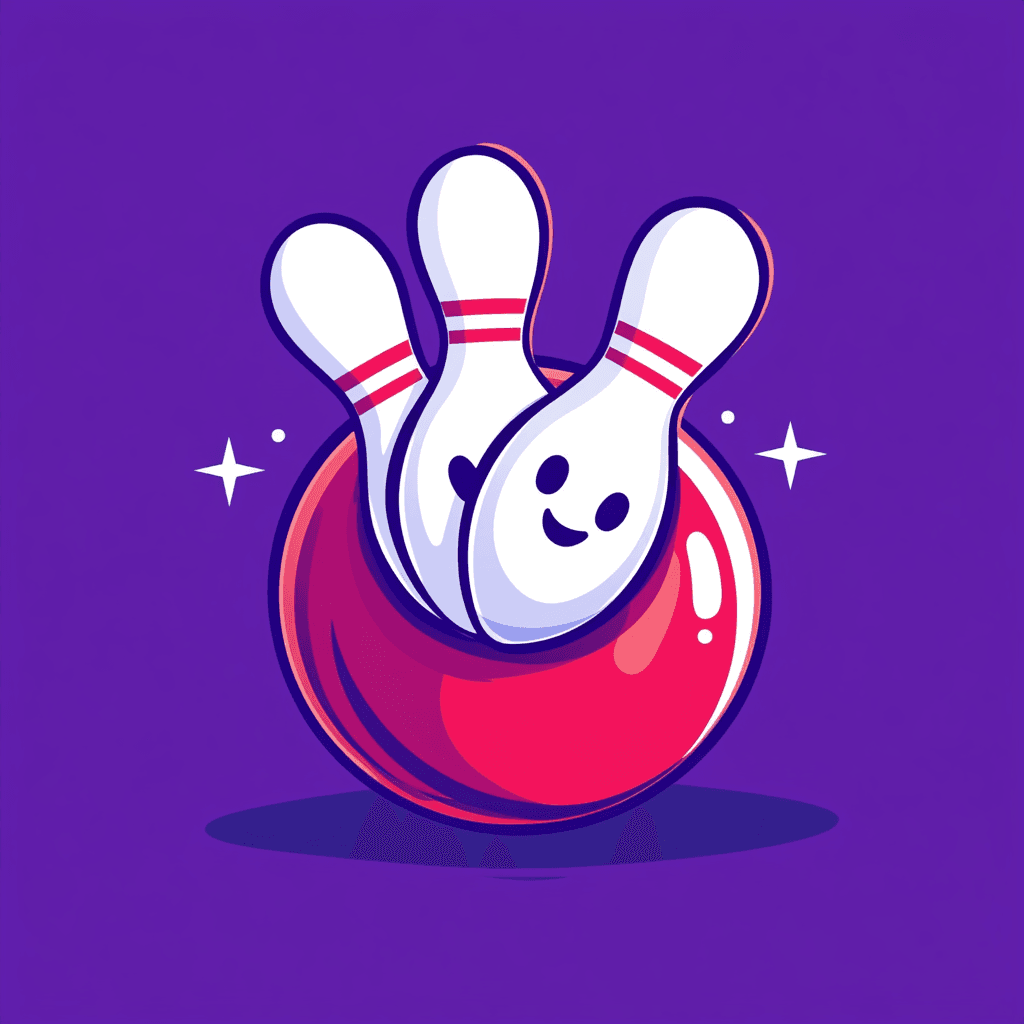 Bowling 023 original repeating artwork