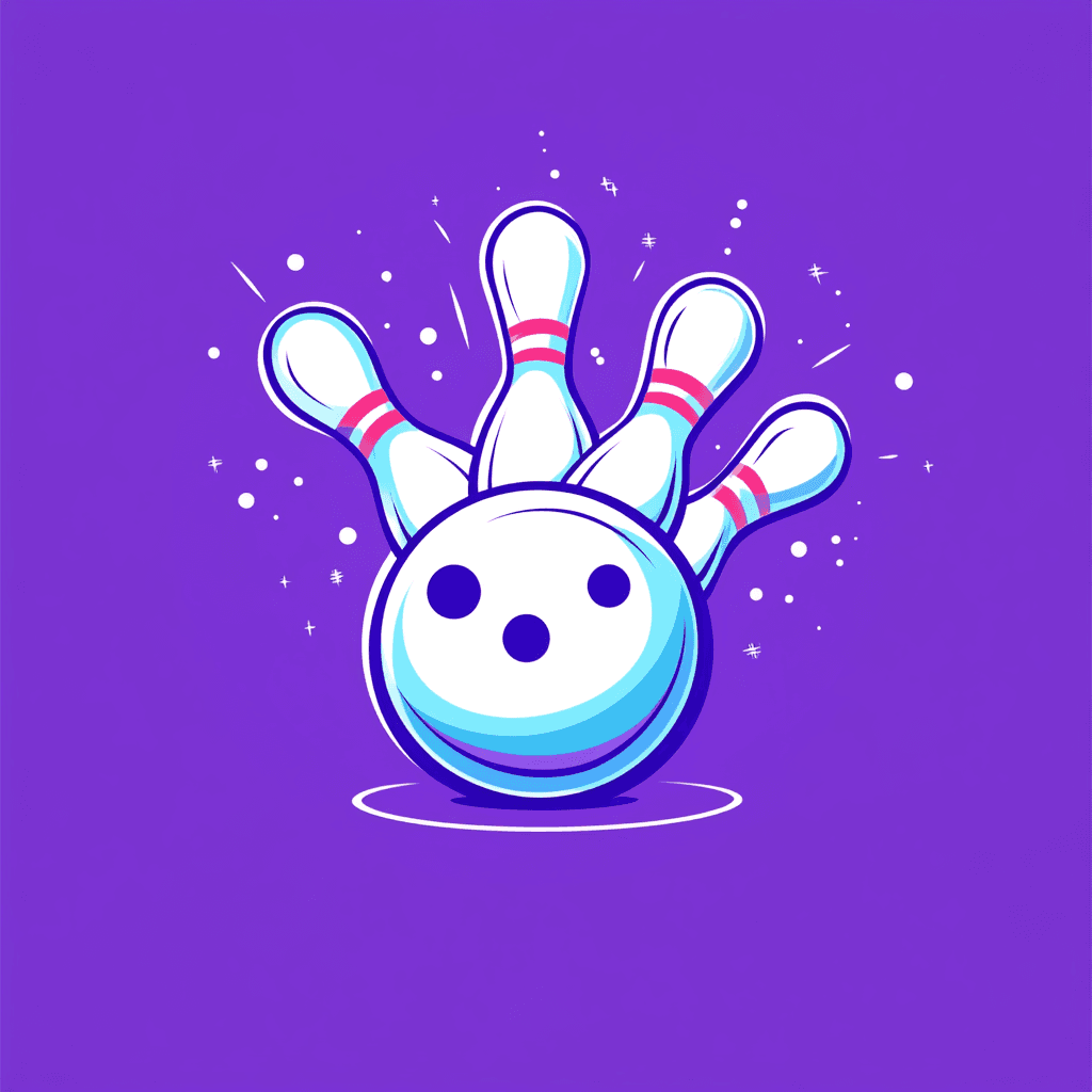 Bowling original repeating artwork