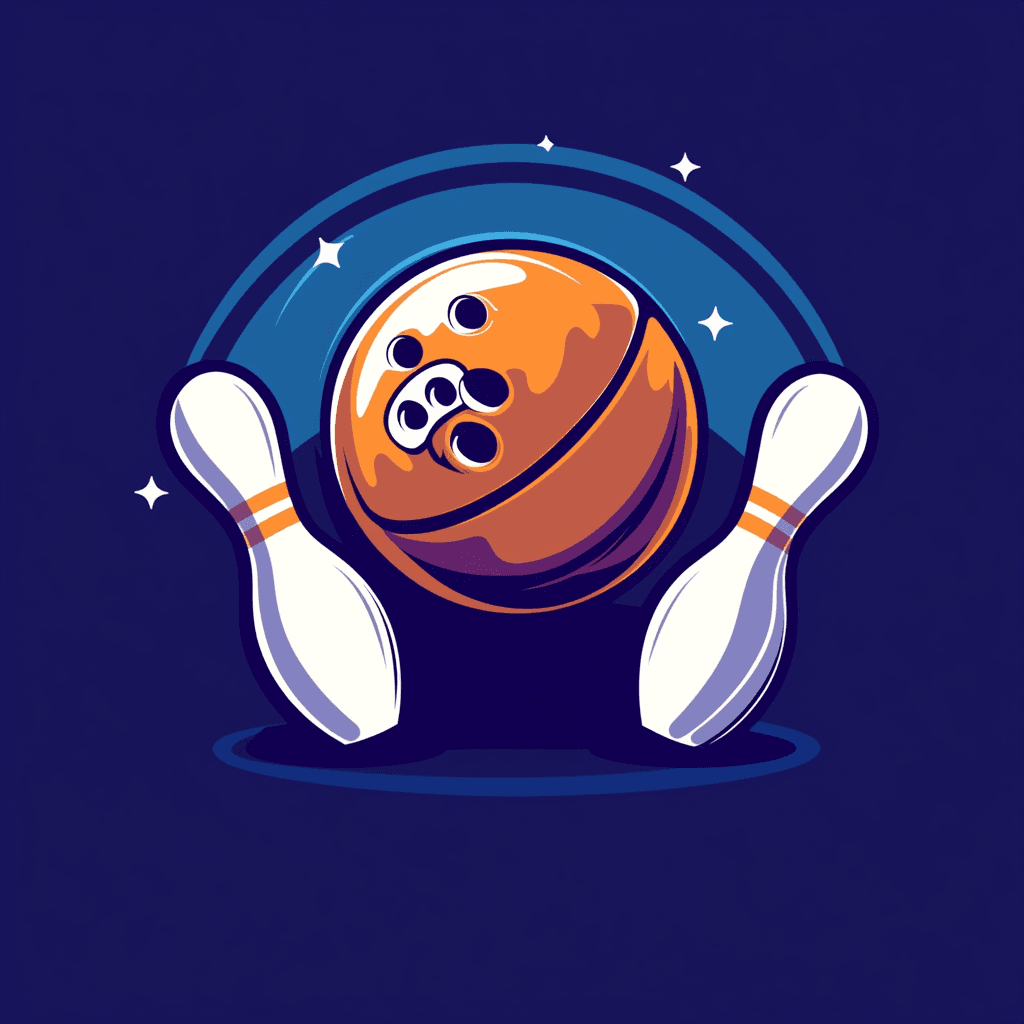 Bowling Rhythm original repeating artwork