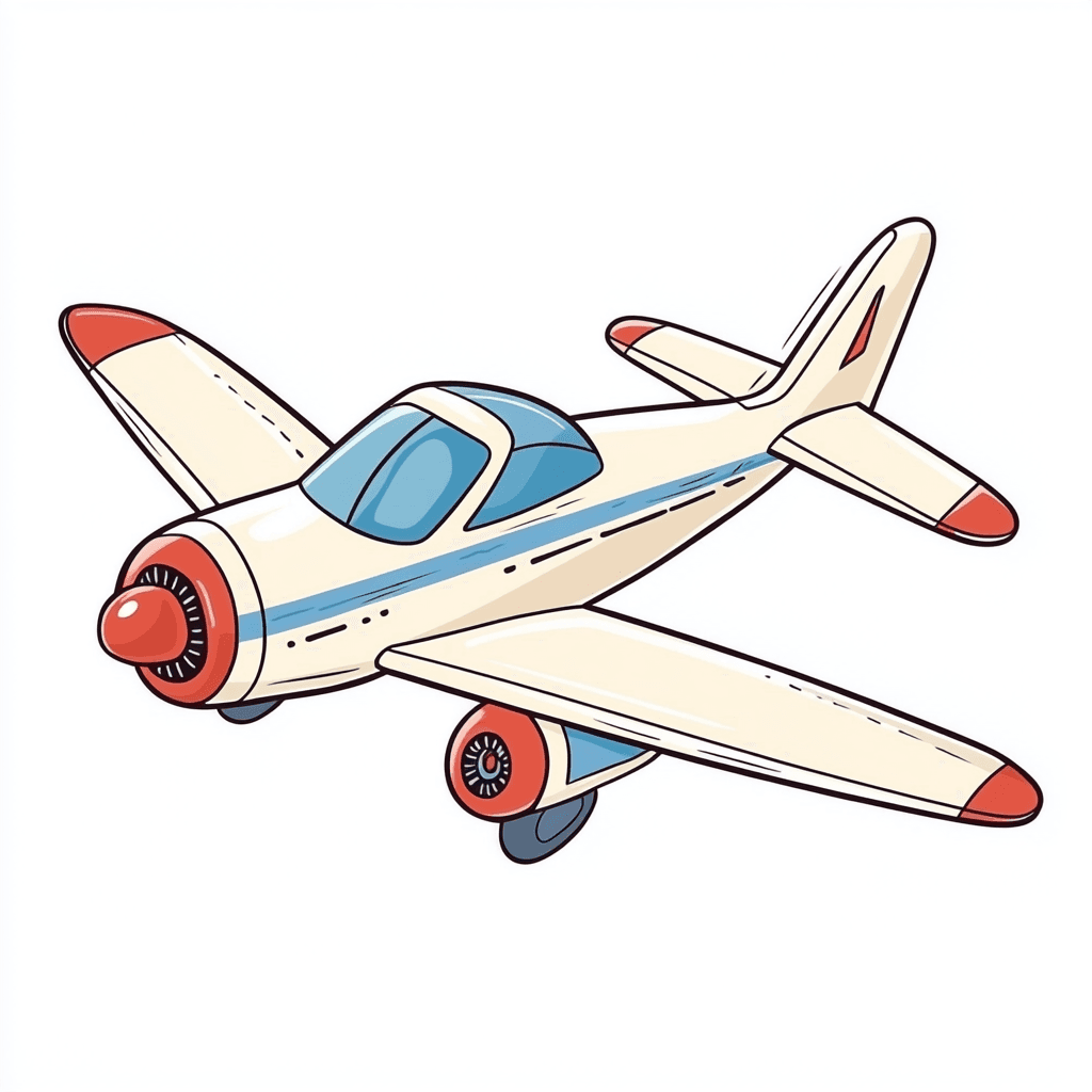 Airplane 125 original repeating artwork