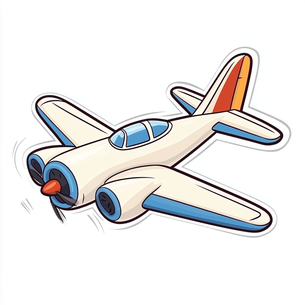Airplane 341 original repeating artwork