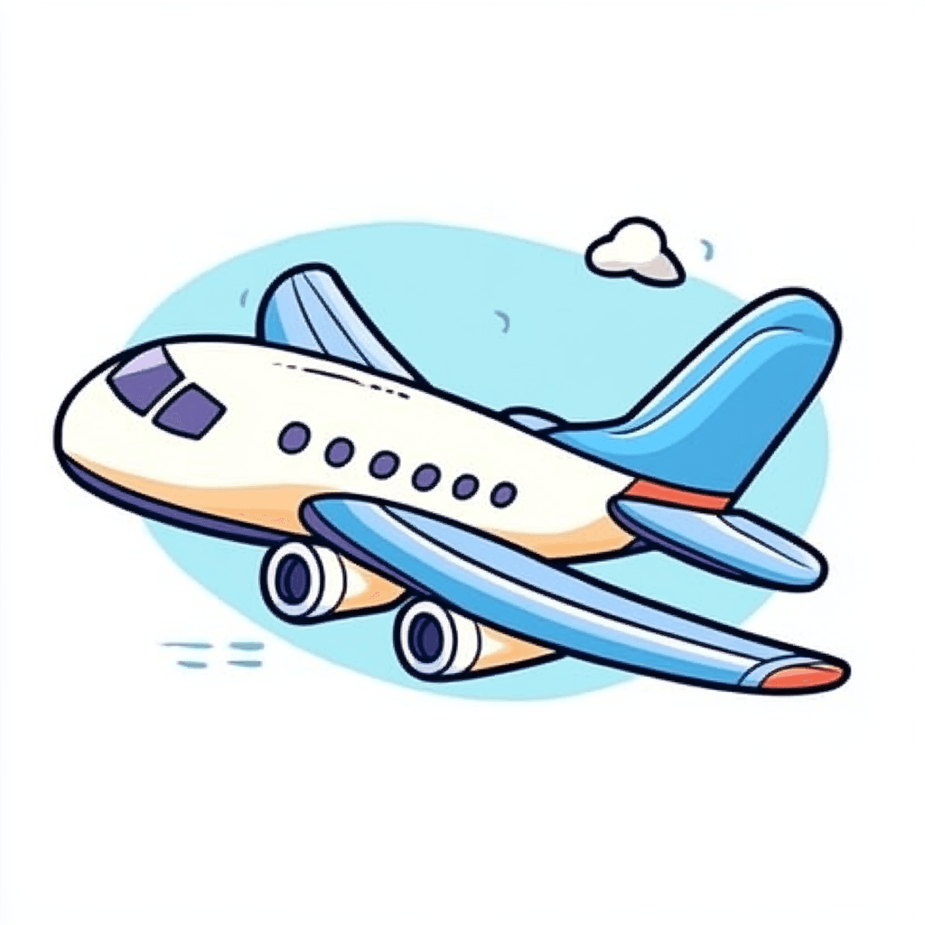 Airplane South original repeating artwork