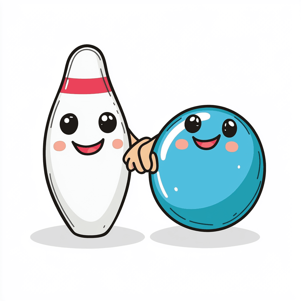 Bowling Rest original repeating artwork